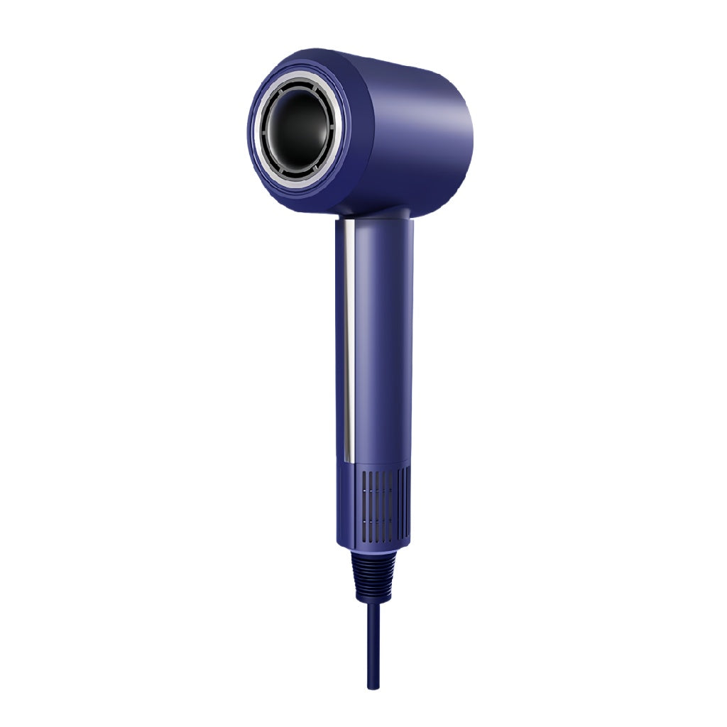 windvera Ionic Hair Dryer with High-Speed Motor and Adjustable Temperature - Navy Blue